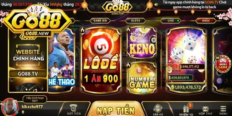 Lô đề 1 ăn 900 Go88: Làm giàu với tỉ lệ thưởng siêu lớn 1 Lô đề 1 ăn 900 GO88 là một hình thức cá cược phổ biến tại Việt Nam