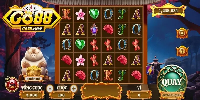 Mèo Tài Lộc Go88 - Game nổ hũ đổi thưởng "hot", mới ra mắt 3 Tham gia chơi Mèo Tài Lộc Go88 đơn giản bằng cách nắm chắc luật và các bước