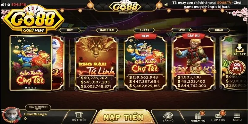 Khám phá game nổ hũ Sắc xuân chợ Tết Go88 siêu hấp dẫn 1 Sắc xuân chợ Tết GO88 là tựa game nổ hũ dân gian được yêu thích