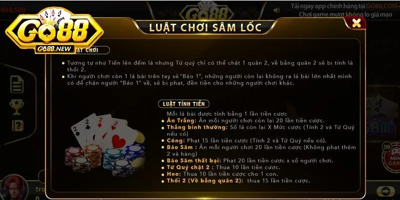 Cách Chơi Sâm GO88 Để Luôn Thắng Đậm Nhanh 1 Sâm GO88 là trò chơi bài dân gian được yêu thích hàng đầu