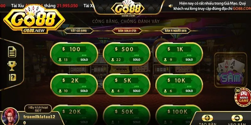 Cách Chơi Sâm GO88 Để Luôn Thắng Đậm Nhanh 3 Game bài Sâm mang tính trí tuệ với sức hút khó cưỡng