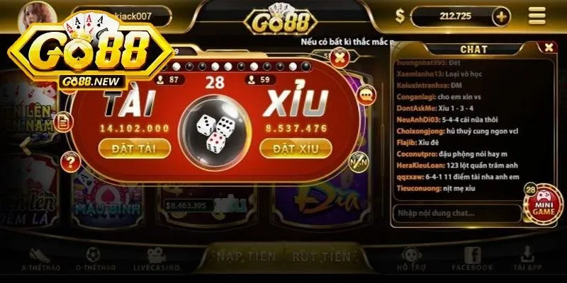 Bí kíp chơi Tài Xỉu Go88 từ cao thủ cho anh em tham khảo 2 Tham gia chơi Tài Xỉu tại Go88 đơn giản, nhanh chóng chỉ với 4 bước
